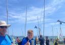 Windermere's School Sailing's GBR boat had a snapped mast and shredder spinnakers by the time the competition ended