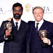 BAFTA hosts Romesh Ranganathan and Rob Beckett scooped a prize for their TV show Rob & Romesh Vs..