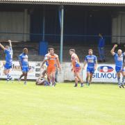 Barrow Raiders' players produced their best performance of the season in beating Halifax                Picture: Leigh Ebdell