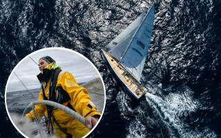 Megan Allpress took on the North Pacific leg of the global race is known as ‘The Big One’