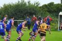 OUTNUMBERED: Walney Central had a three-man advantage over their visitors                  Picture: Leigh Ebdell