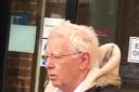 Barrie Bray leaves a previous court hearing