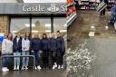 Castle Stores suffered a 'flash flood' on bank holiday Monday
