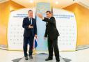 Foreign Secretary Lord David Cameron (left) meets with Foreign Minister Rashid Meredov at the Foreign Ministry in Ashgabat, Turkmenistan during his five day visit to Central Asia (Stefan Rousseau/PA)