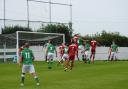 TOO STRONG: Holker Old Boys conceded five goals in 18 second-half minutes                        Picture: Leigh Ebdell