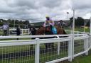 THREE-TIMER: Champion Jockey Brian Hughes picked up with he left off at Cartmel Racecourse