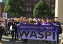 Barrow and Furness WASPI women in protest