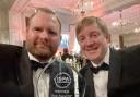 B4RN CEO, Michael Lee, & Chief Operating Officer, Tom Rigg, accepted the award