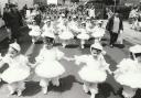 Capo De Monte Babes from the C Hart and D Kennedy School of Dance join the parade during Haverigg Gala in 1995