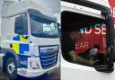 Cumbria Police used an HGV to record distracted drivers