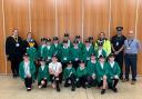 They were presented with their badges and caps by Police Community Support Officer Michelle Jones and Sergeant Gareth Sargent from the neighbourhood police team in a special assembly