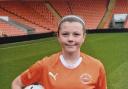 The Walney-school pupil plays for Blackpool FC's under-14s side