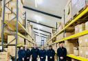 The team have moved into their new warehouse