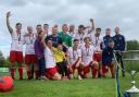 REWARD: Walney Island with the West Lancashire League Challenge Cup