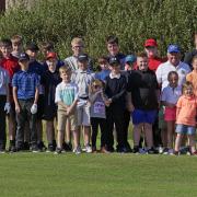 POPULAR EVENT: Nearly 30 youngsters took part at the start of Furness Golf Club's Presidents Weekend, taking part in chipping, putting and long drive competitions
