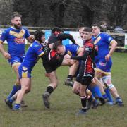 HARD-FOUGHT: Dalton’s Dan Richards gets tackled during his side's victory over Ulverston     Picture: Leigh Ebdell