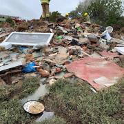ISSUE: Fire and fly tipping at Avon Street on Walney