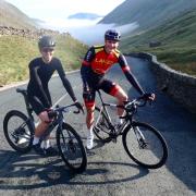 CHALLENGE COMPLETE: Both Tom and Sam rode up the equivalent of Mount Everest