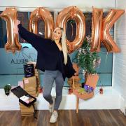 SUCCESS: Chloe Walsh celebrating 100k TikTok followers
