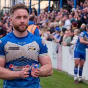 Barrow Raiders’ Nathan Mossop, making his 267th career appearance, pictured here at a previous match