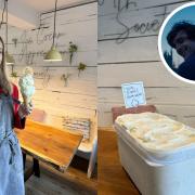 Amy McPherson made an ice cream inspired by a scene in Saltburn