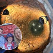 The Watson family were amazed to discover an almost 23ft well under their Dalton Home