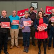 Pippa Smith with some local members of the Westmorland and Lonsdale constituency Labour Party credit Dominic Lamb