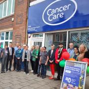 The Mayor at CancerCare's opening day in Barrow