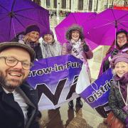 MP Simon Fell with Barrow WASPI Campaigners in 2023
