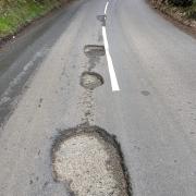 The potholes at Hawkshead Hill