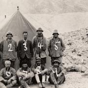Members in camp 1924 Mount Everest Expedition