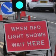 Delays after temporary traffic lights get 'stuck on red'
