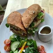 swarthmoor hall sandwich and salad
