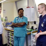 John Woodcock visits the accident and emergency department at Furness General Hospital
