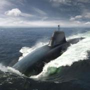 An artist's impression of the submarines due to replace the Vanguard class boats which carry the UK's Trident nuclear missiles