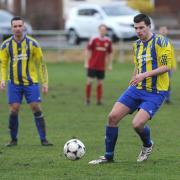ON TARGET: Matt Lockey was one of the scorers as Walney Island reached the Furness Senior Cup final