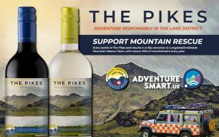 50p from every bottle sold goes straight to Langdale/Ambleside Mountain Rescue Team