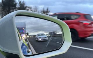 Cumbria Police stop driver on the motorway