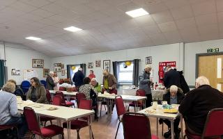 The coffee morning in Millom on Saturday