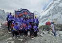 The St Mary's team at Everest Base Camp