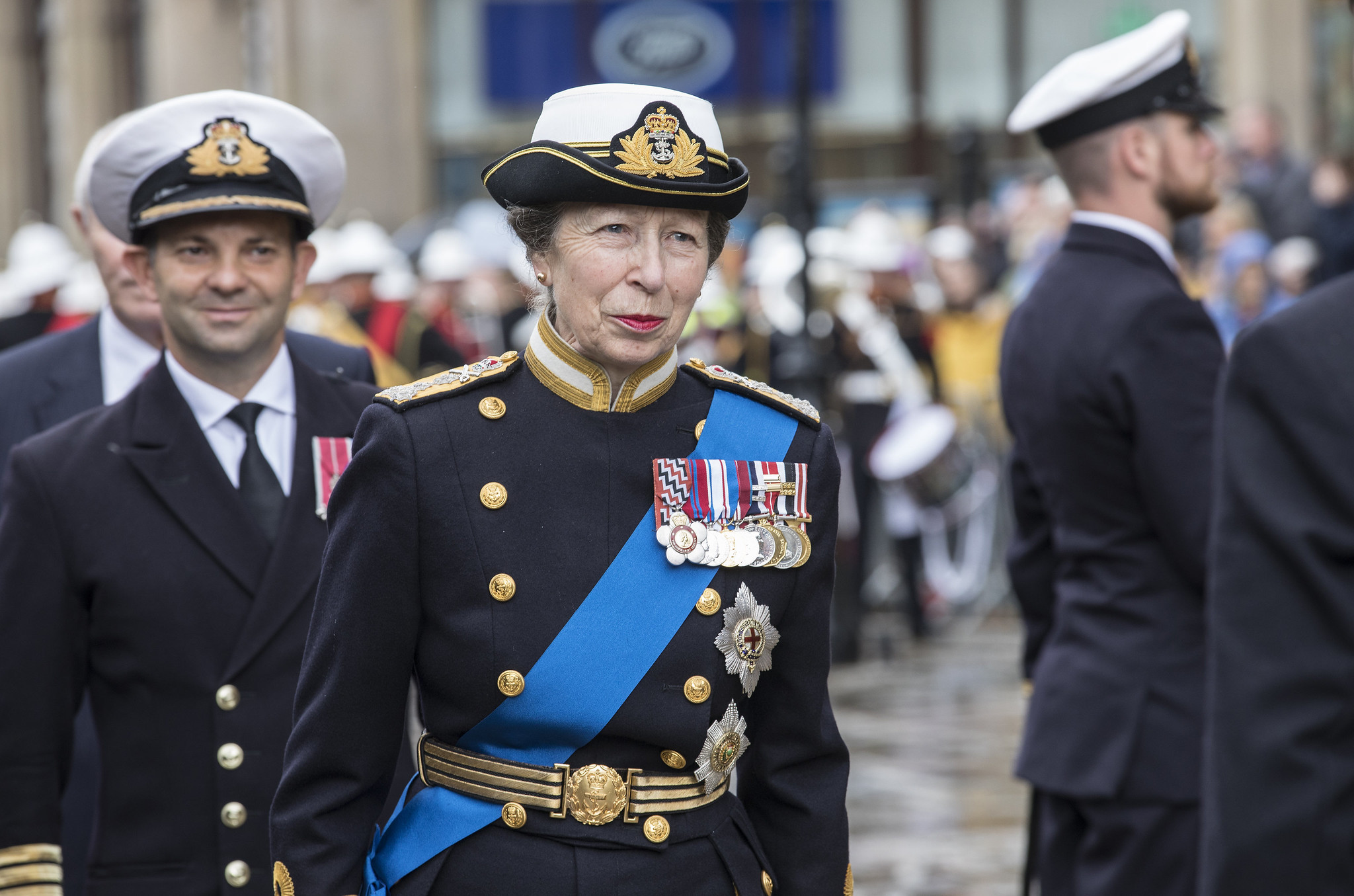 OPENING: HRH Princess Anne visits HMS Albion 