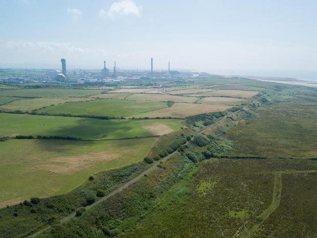 The Mail: Aerial images of the Moorside Site.