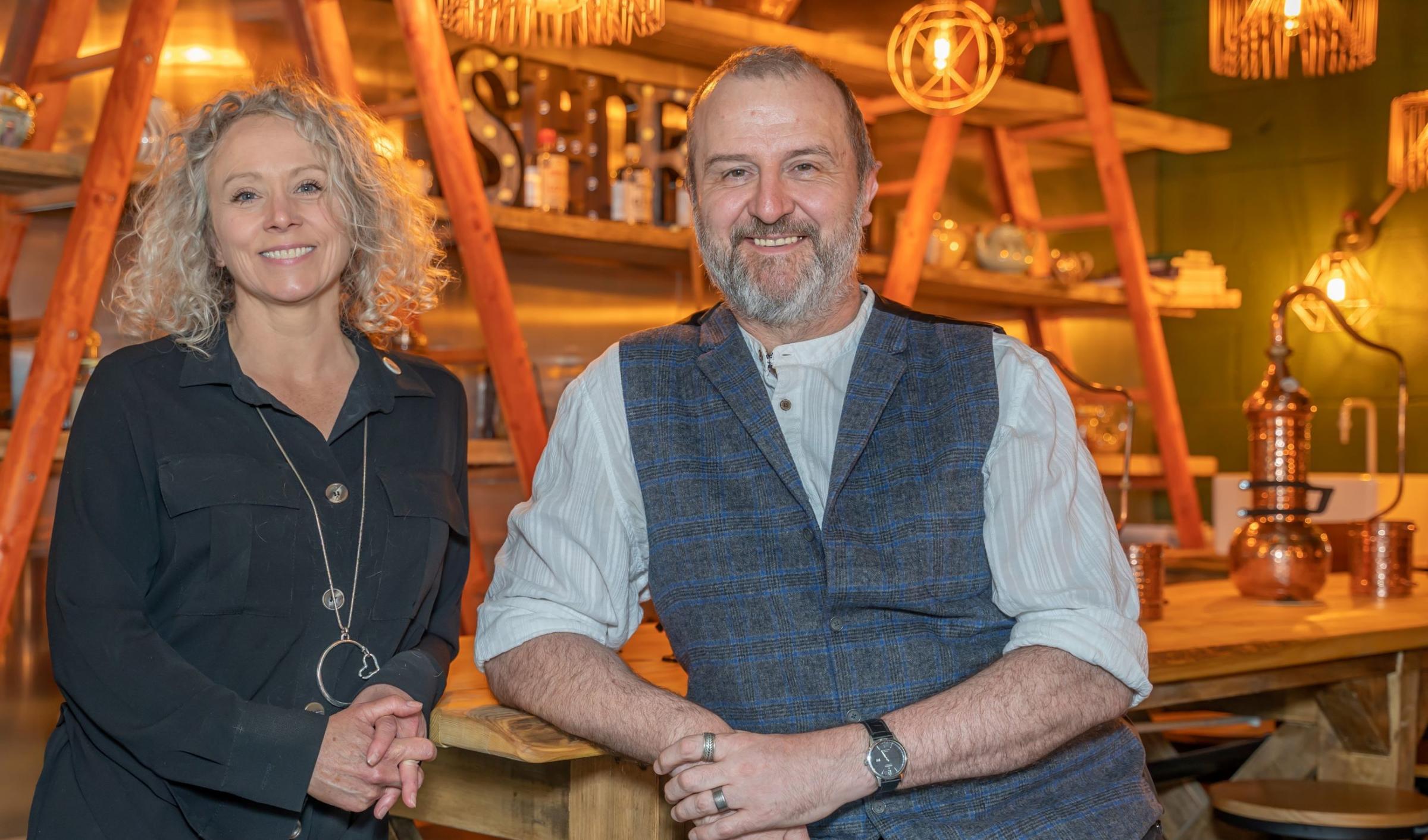 OWNERS: Zoe and Andy Arnold-Bennett, from Shed 1 Distillery, Ulverston