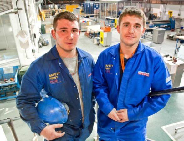 The Mail: RECRUITED: BAE Systems apprentices put Barrow on the map, Josh Procter and Mike Cormish, pictured in 2013