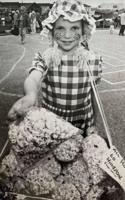 DRESS UP: Nine year old Chere Wood pictured at Hindpool Nursery’s annual summer fair in 1994