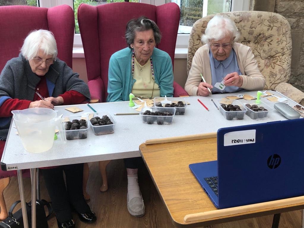 LISTENING: Residents join the gardening club via Zoom