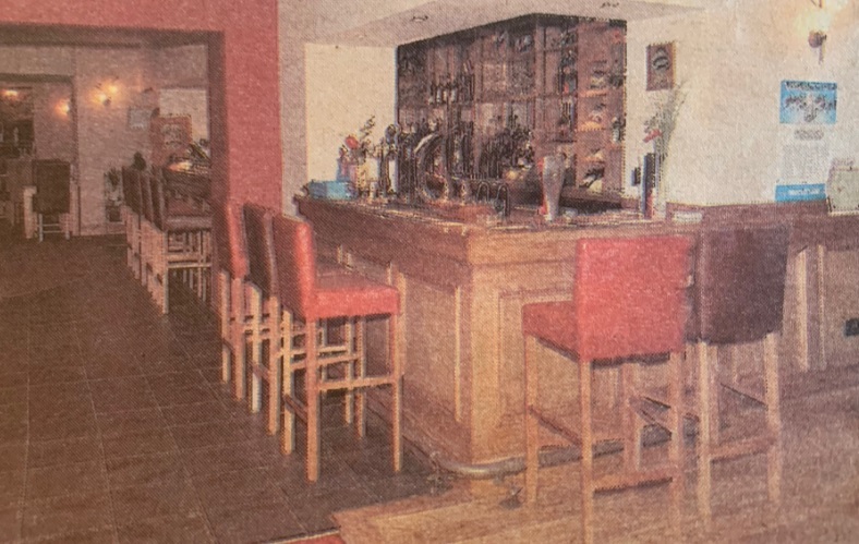 SEATING: The bar at Crofters in 2007, which was commended for its passion, thought and planning