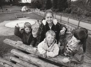 SMILES: The park had been a popular attraction for children like those seen enjoying the sunshine in 1995
