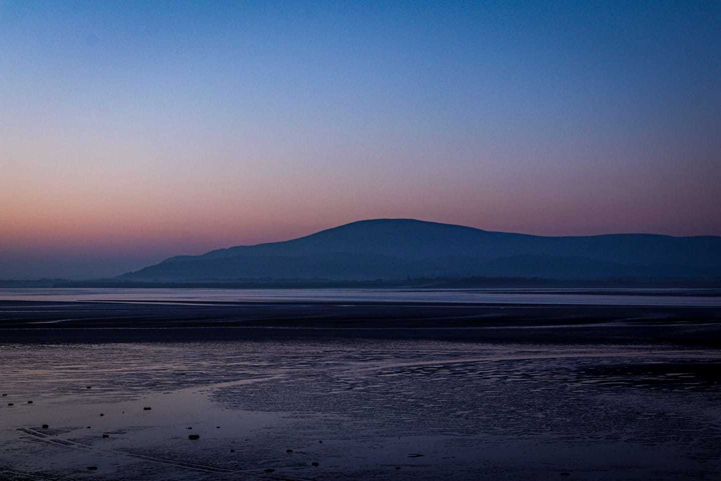 GOLDEN: The fading golden hour, looking across Duddon Estuary to Black Combe, taken by The Mail Camera Club member Martin Schofield