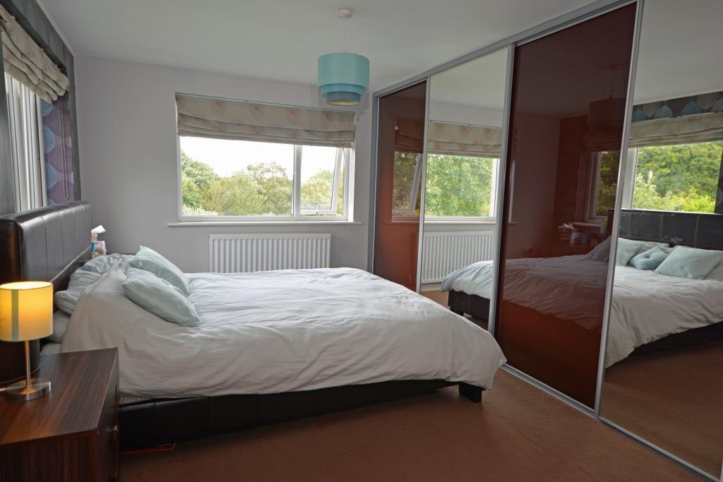 BEDROOM: One of the four bedrooms in the property.